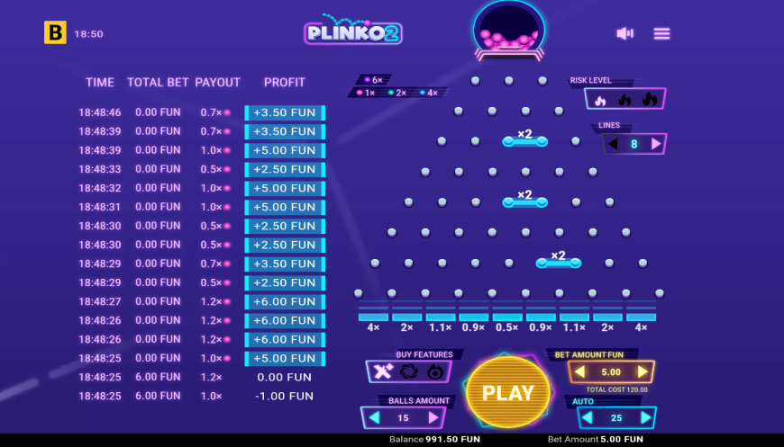 Plinko 2 BGaming